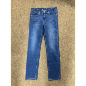 Levi's 312 Shaping Slim Womens Jeans Size 25 Blue Medium Wash 25x30
